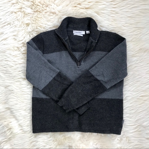 Calvin Klein Merino Wool Quarter Zip